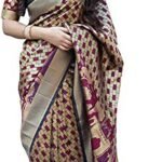 Women's Banarsi Silk Blend Saree With Blouse Piece Multicolor Saree Designer Saree