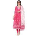 Women Cotton A-Line Suit Set