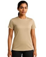 Women's Plain Tshirt | Solid | Dry Fit | 100% Polyester 140 GSM | Regular Fit Tees | Teegar | Round Neck | Half Sleeves | Tshirts Pack of 1