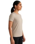 Women's Plain Tshirt | Solid | Dry Fit | 100% Polyester 140 GSM | Regular Fit Tees | Teegar | Round Neck | Half Sleeves | Tshirts Pack of 1 - Image 2