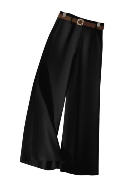 KERI PERRY Trousers for Woman Pants Women's Formal Office Korean | Black Track Pant Beige| Straight | Cotton Spandex Stretchable Trouser | High-Waisted Bottom Wear