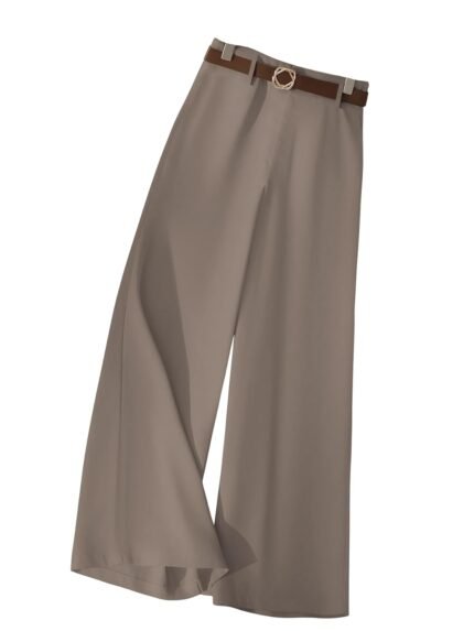 KERI PERRY Trousers for Woman Pants Women's Formal Office Korean | Black Track Pant Beige| Straight | Cotton Spandex Stretchable Trouser | High-Waisted Bottom Wear