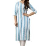 LookMark Women's Cotton Regular Fit Casual Kurti