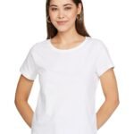 Max Women Cotton Solid Regular Fit T-Shirt