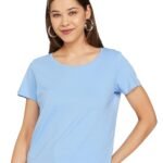 Max Women Solid T-Shirt