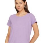 Max Women Solid T-Shirt