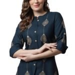 Pistaa's Women's Viscose Relaxed Fit Short Kurti