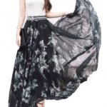 Women's Maxi Beach Skirt (S-A9898GRNS45_White_XL)