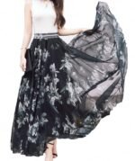 Women's Maxi Beach Skirt (S-A9898GRNS45_White_XL)