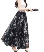Women's Maxi Beach Skirt (S-A9898GRNS45_White_XL) - Image 2