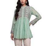Women Green Dharohar Kurti