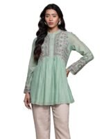 Women Green Dharohar Kurti