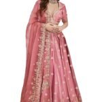 TRENDMALLS Women's Satin Embroidery Sequence Work Lehenga Choli Set with Dupatta For Women SemiStitch | Stylish Wedding Lehenga Choli for women