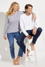 UPF 50+ Women's Purple Everyday Long Sleeve T-Shirt - Sun Protective - Image 2