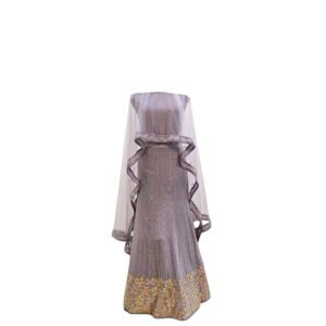 Women's Semi Stitched Georgette Lehenga Choli And Dupatta Set From Dishanya Fashion Store